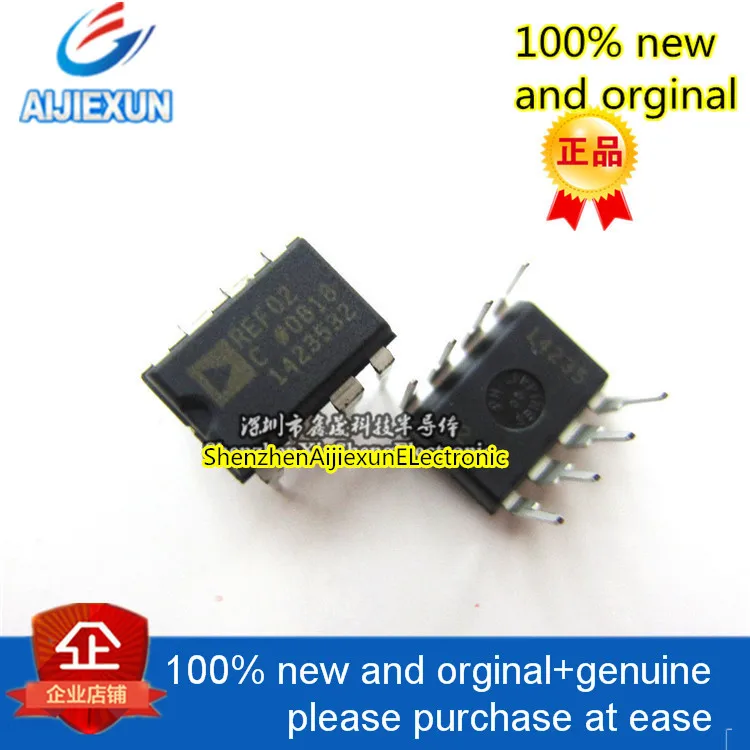 

1pcs 100% new and orginal REF02CPZ REF02C DIP8 Precision 2.5 V, 5.0 V, and 10.0 V Voltage References large stock