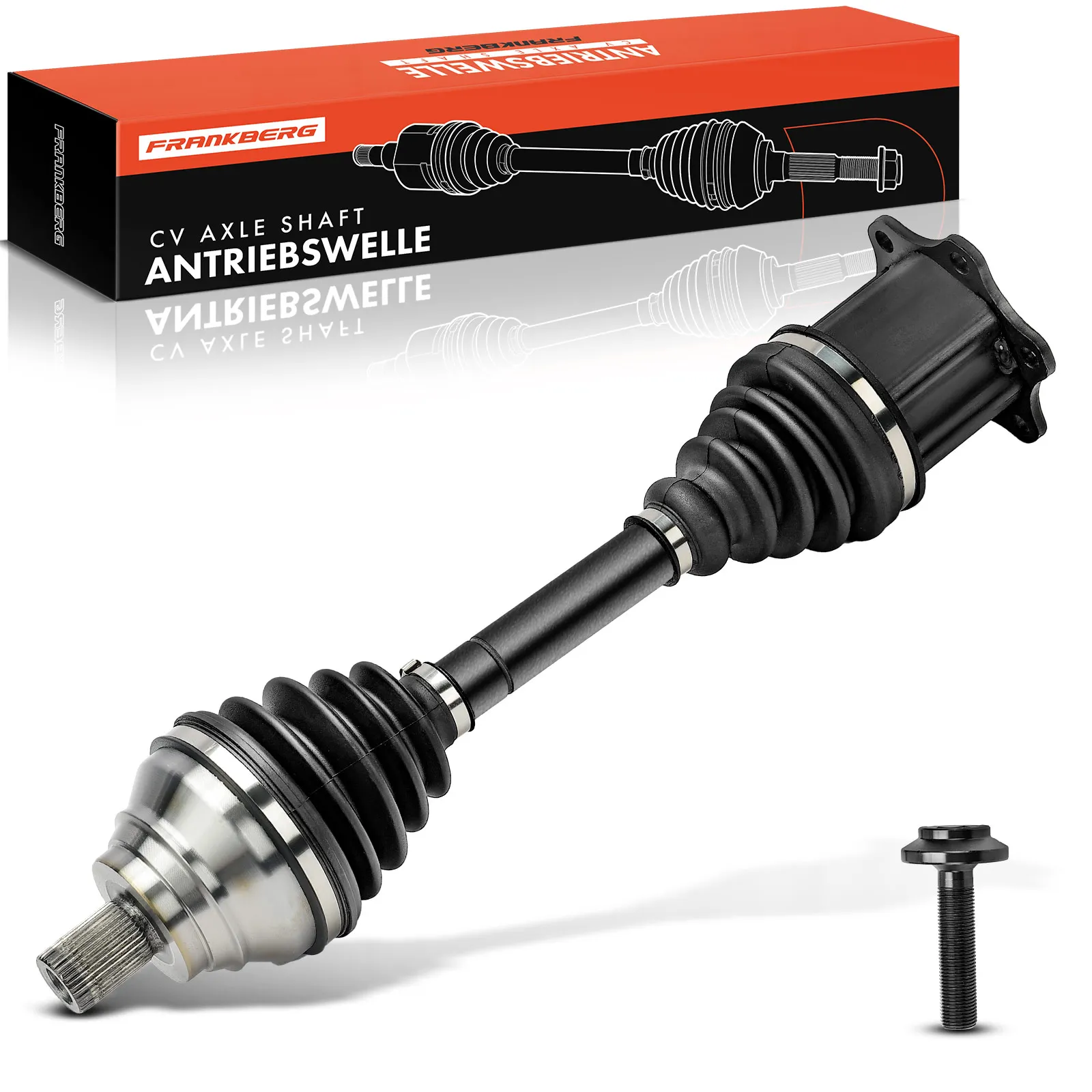 Frankberg 1x Aandrijfas Vooras Links voor VW Golf VII BA5 Audi 8V Seat Leon 5F Skoda Octavia III 5Q0407761LV 5Q0407761X