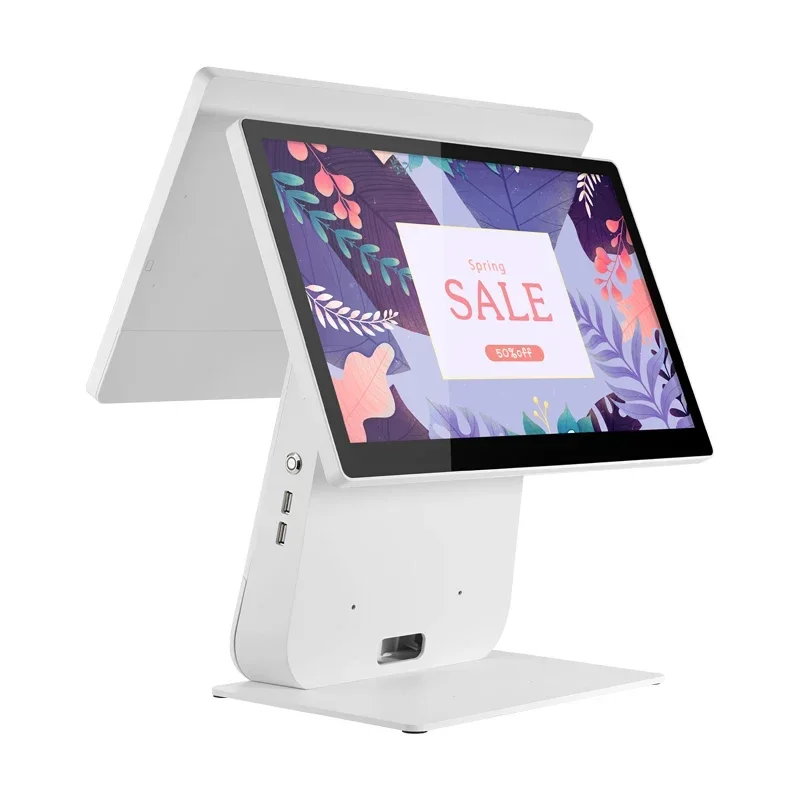 In stock 15.6 Inch Pos Machine for Supermarket Durable Pos Systems Capacitive Screen Pos