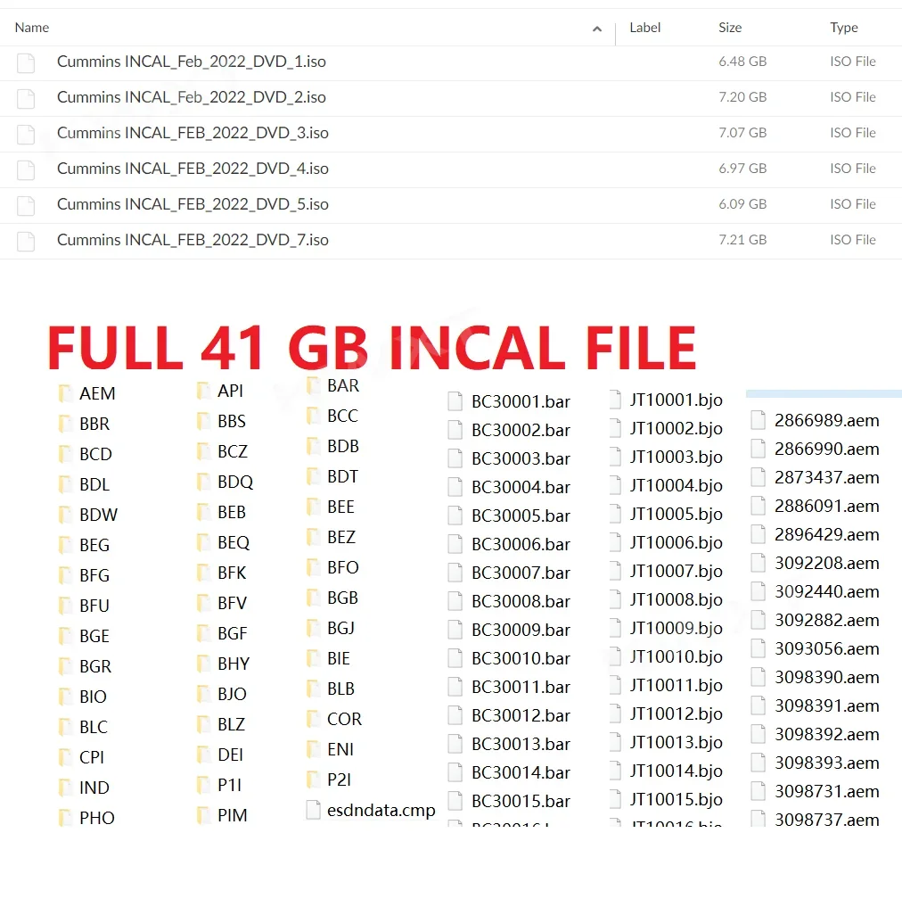 Cummins Insite 8.7 Pro + INCAL-Datei 41 GB Vollmotor Inline7 Datalink Fehlercode Motortests für CMS Update R P1210 EC-M