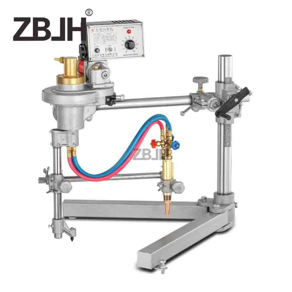 Circular gas Flame semi-automatic single head cutting machine for cutting Flange ring disc Wafer