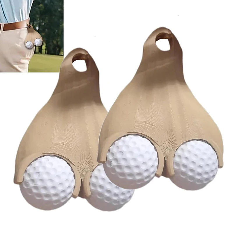 Golf Ball Sac Holder The Ultimate Gag Golfer Gift 3D Printed Realistic Golf Ball Holder Golf Ball Dispenser Easy Attachment