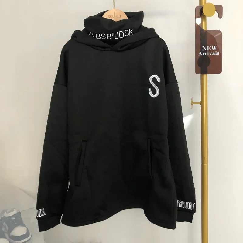 Plus Size Vis Mond Chinese Borduurwerk Fleece Truien Herfst Japan Punk Stijl Hip Hop Casual Sweatshirts Mannen Geklede Jas Q111801