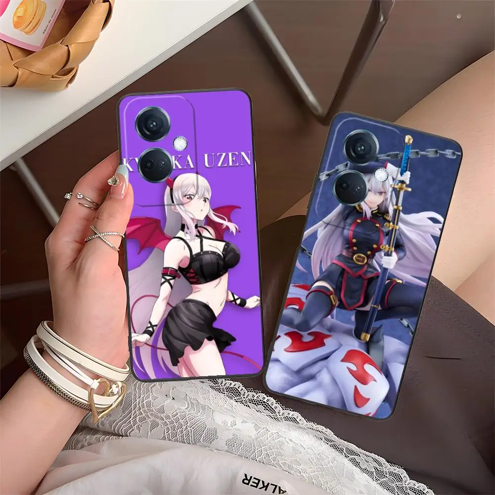 Mato seihei no slave Uzen Kyouka Phone Case for OPPO Reno 14 13 12 11 10 9 8 7 6 5 F T Pro 5G Soft TPU Shockproof Cover