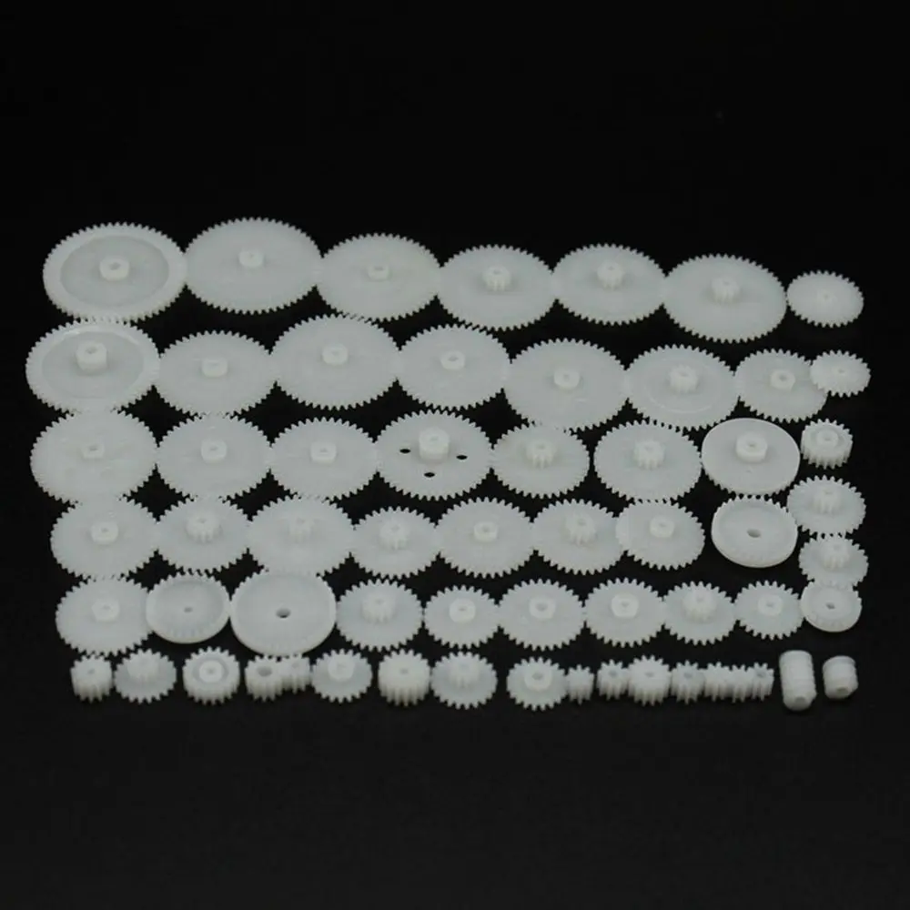 58 Styles en plastique tous les modules 05 pièces de Robot sac de réducteur roues dentées engrenages WSFS bricolage accessoires d'engrenage de moteur