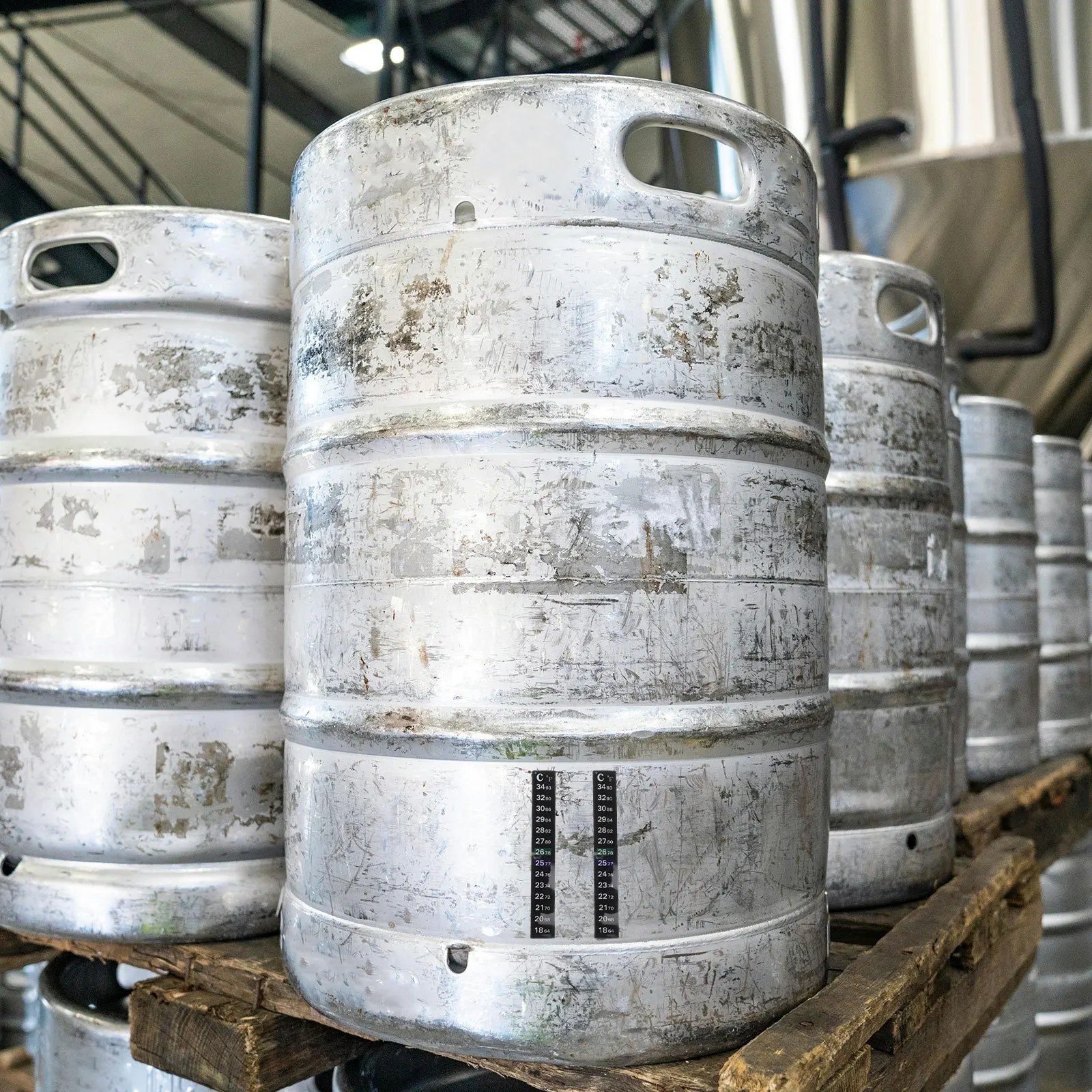 2 шт. наклейки-термометры для мониторинга температуры