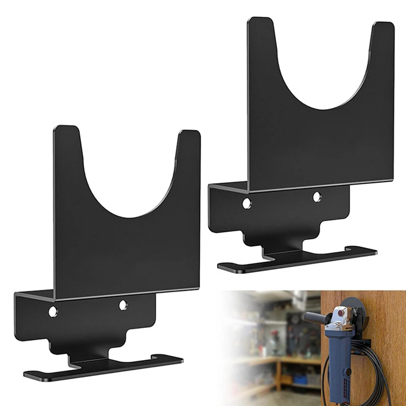 Soporte de amoladora angular Y42A, marco de amoladora angular de montaje en pared multifuncional, soporte de amoladora angular, estante para sala de herramientas