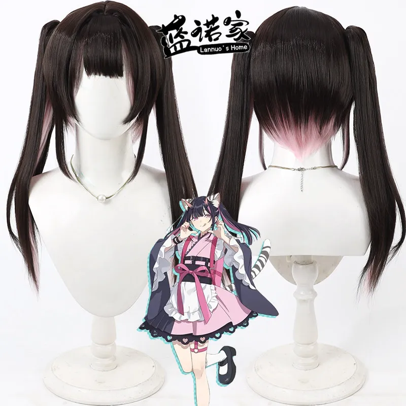 

Anime Cosmic Princess Kaguya Komazawa Noyi Cosplay Wig Halloween Carnival Party Props Synthetic Hair + Wig Cap