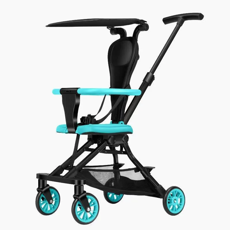 

2025Baby trolley lightweight foldable two-way children's simple four-wheeler baby walking tool