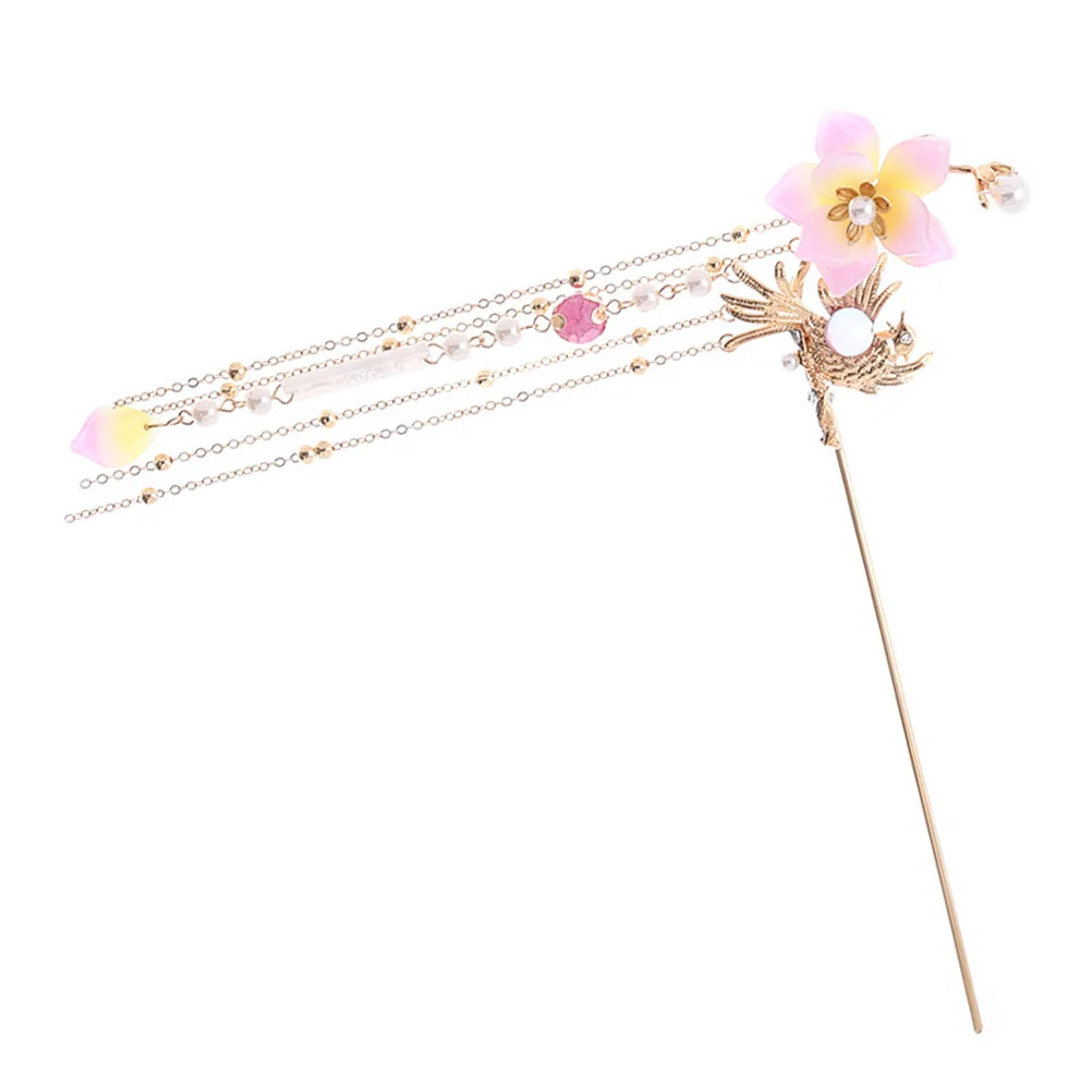 

Hairpin Chic Retro Hair Accessory Chinese Style Wedding Engagement Folk- Tassel Hair Ornament