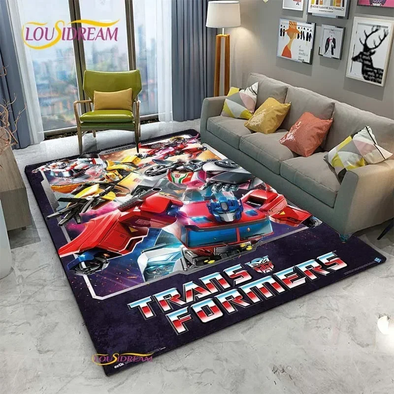 T-Transformers Fashion Carpet for Living Room Bedroom decor Area Rugs Kitchen Door Kids Un-slip Floor Mat Alfombra Birthday gift