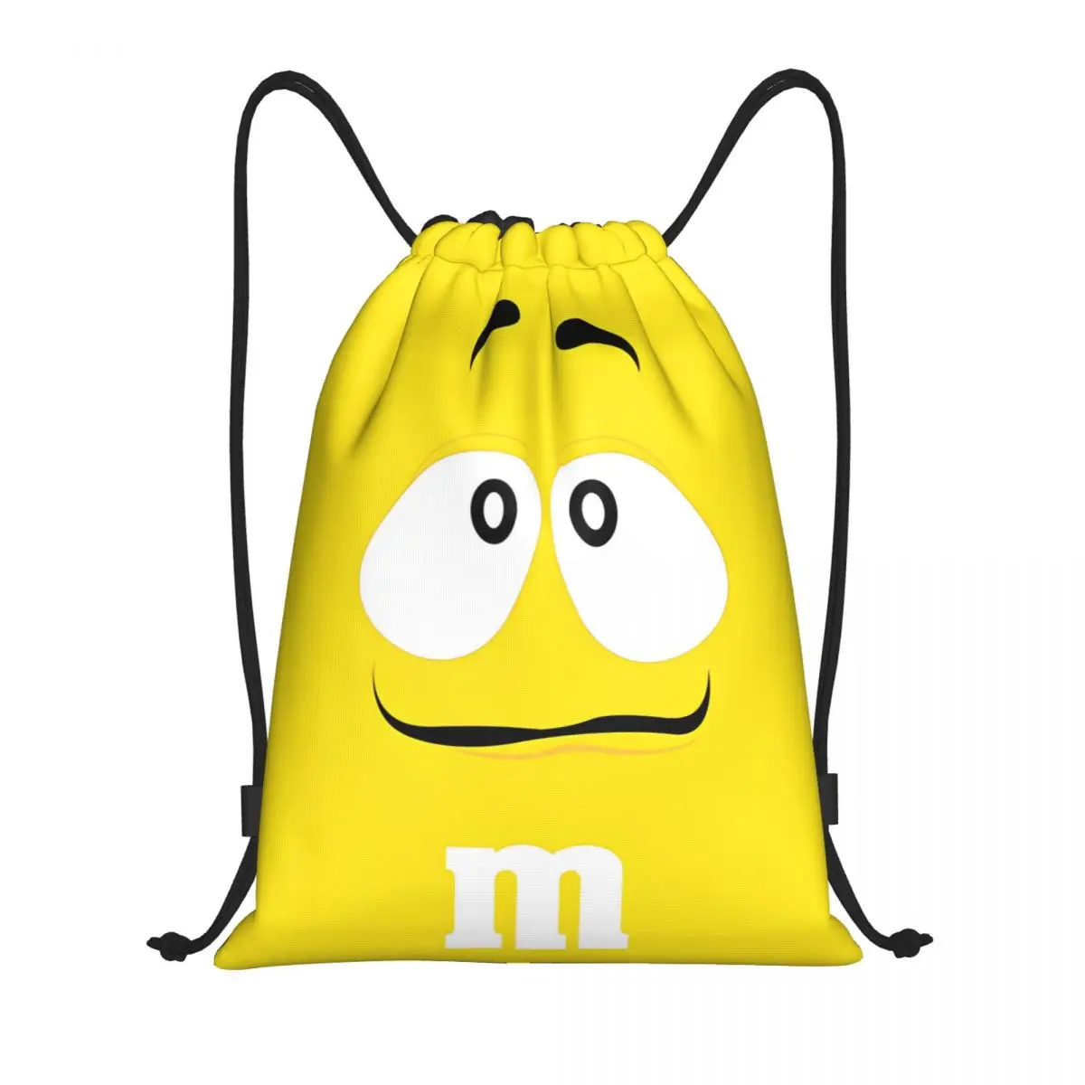 

Candy M&M's Chocolate Meme Drawstring Backpack Sports Gym Sackpack String Bags for Hiking