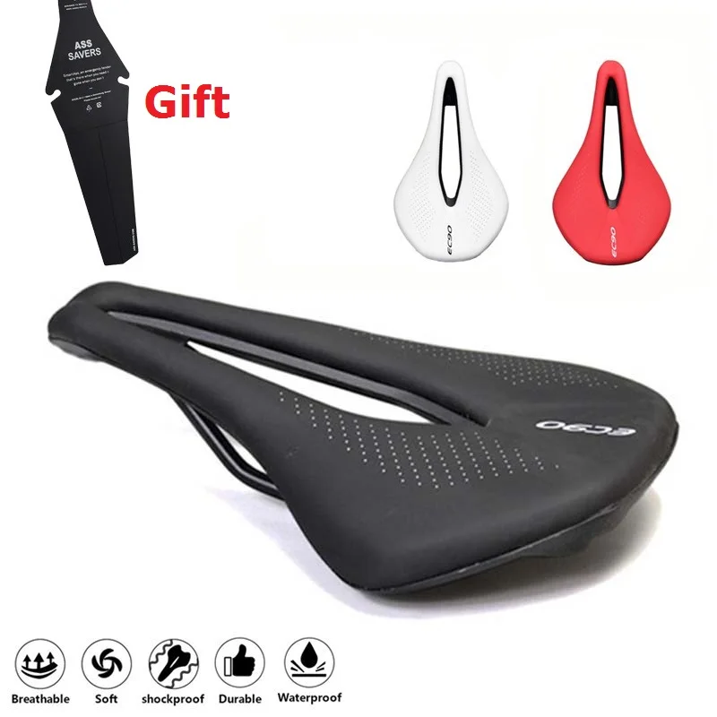 EC90 Hollow Bike Saddle, EVA Hollow Saddle, Comfortable Road Bicycle Saddle, Ergonomic Design, MTB Saddle, Steel Bow, Bike Seat