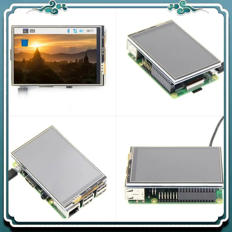 Easy To Use 3.5 Inch Touch Screen Module SPI 480X320 With 5V Fan Interface Resistive Touch Screen For Raspberry Pi 3B+/4B