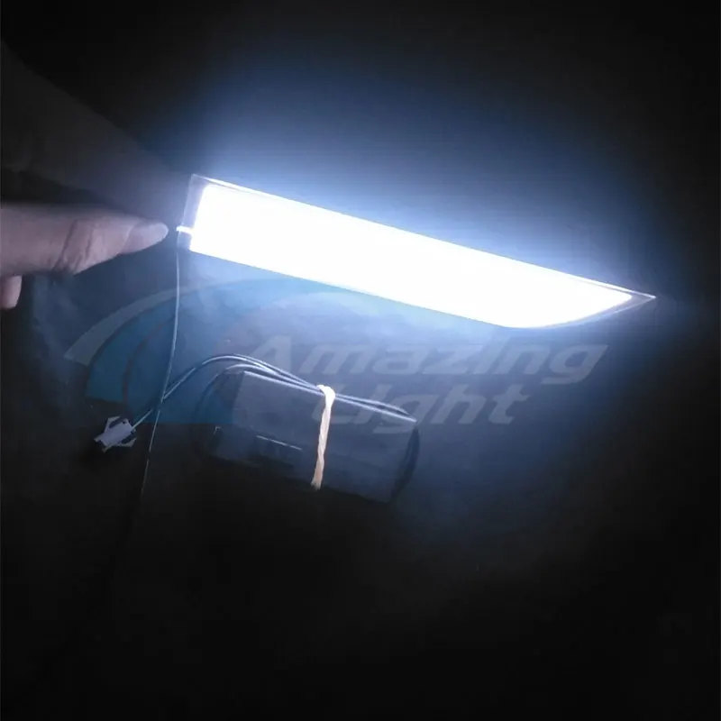 EL Panel Backlight Led Glowing 10*10cm Panel Backlight LED Electroluminescent El Backlight With DC12V Inverter