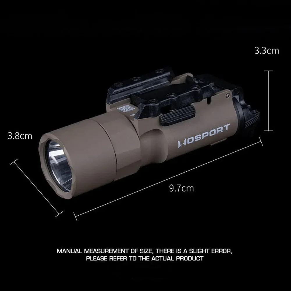 SF X300U Flashlight 800 Lumens Tactical Metal Pistol Scout Light Airsoft Weapon Gun Light Strobe Flashlight Lanterna Torch