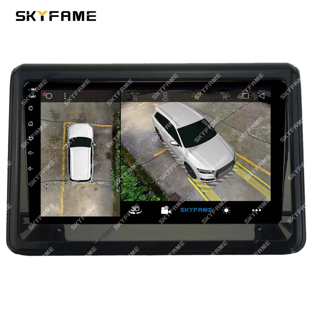 Skyالشهرة-مجموعة مهايئ إطار سيارة ، فك الترميز ، راديو أندرويد ، تركيب لوحة ، مجموعة لوحة لتويوتا نوح 80 Esquire Voxy