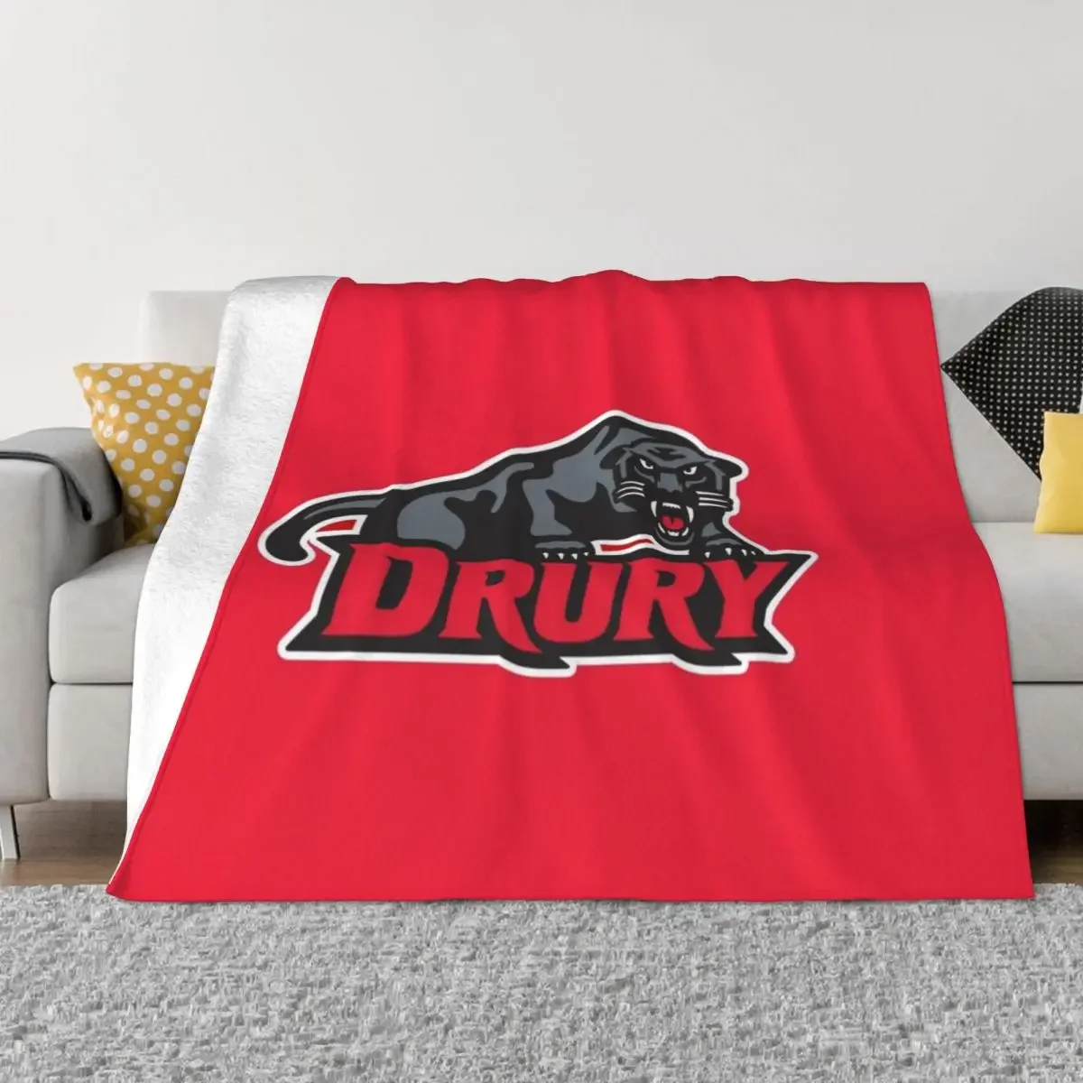 new Drury-Panthers Throw Blanket Cute Plaid Designers Comforter Decorative Beds Blankets