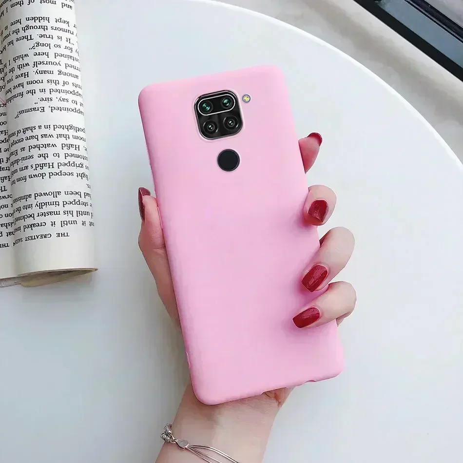 Casing ponsel terasa kulit Matte Coque, sarung HP untuk Xiaomi Redmi Note 9 4G untuk Redmi 10X 10X4G