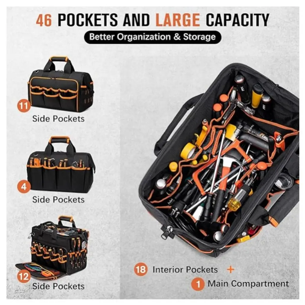 17''-large-capacity-portable-tool-kit-with-shoulder-strap-46-pockets-heavy-duty-tool-organizer-thickened-waterproof