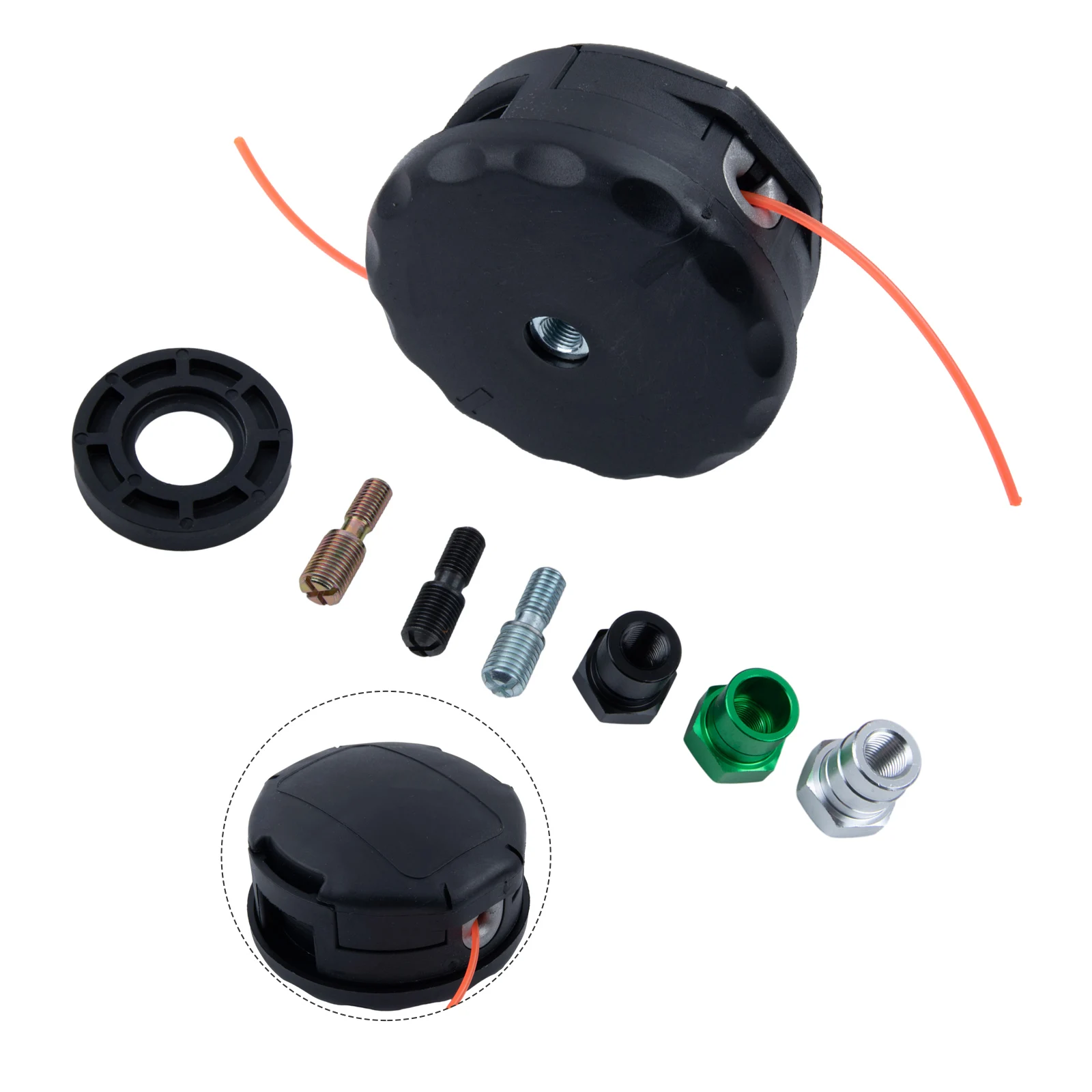 

Convenient Trimmer Head Kit For Echo Speed-Feed Grass Lawn Mower Lawn mower 8pcs 99944200907 SRM-225 SRM-230 SRM-210