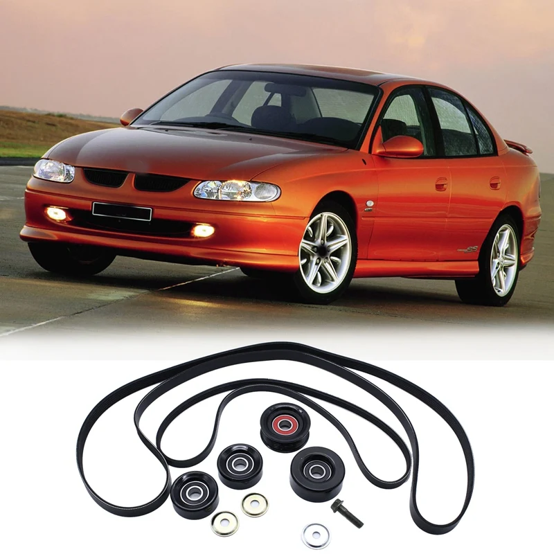 

Belt Idler & Pulley Kit For Holden Commodore VT VX VU VY VZ V8 LS1 LS2 GEN3 5.7 6.0L