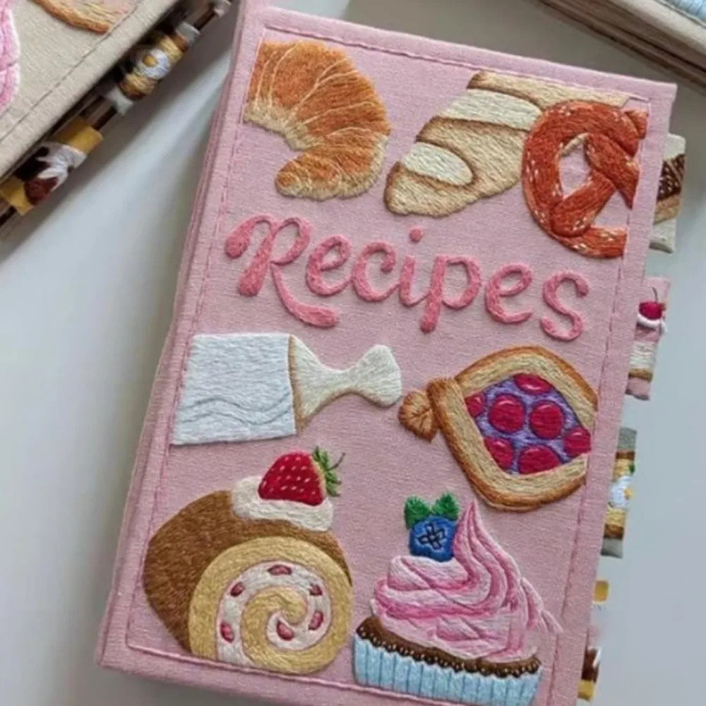 New Personalized Handmade Recipe Journal Paper Diary Cooking Journal Recipe Book Gifts