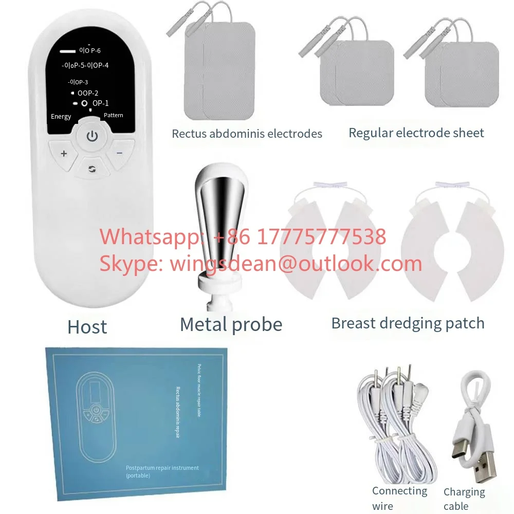 

TENS EMS Pelvic Floor Muscle Stimulator Vaginal Trainer Kegel Exerciser Women Improve Incontinence Intimate Sensation Tighten