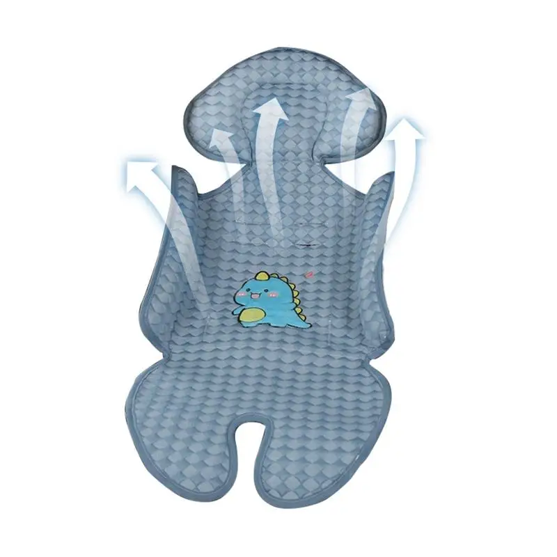 Baby Car Seat Cooling Pad Ice Stroller Cooler Mat Breathable Cooling Mat Anti-Slip Seat Pad Cushion Liner Gel Cooling Pad For