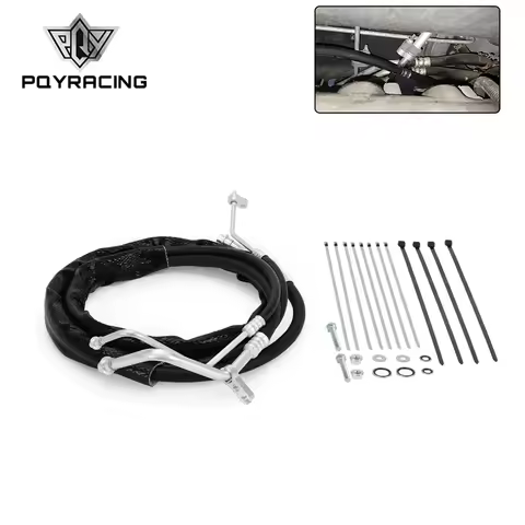 C68100 Rear AC Line Set Air Conditioning Hoses For 12-19 Dodge Caravan Chrysler Town &amp; Country Rear Auxiliary AC Hose Kit