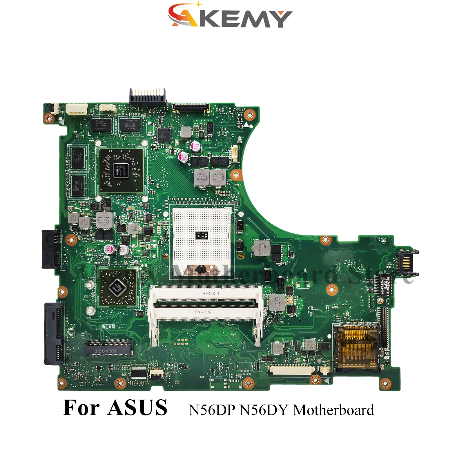 

N56DY Laptop Motherboard For ASUS N56D N56DY N56DP Notebook Mainboard This item is in stock 100% tests OK fast shipping