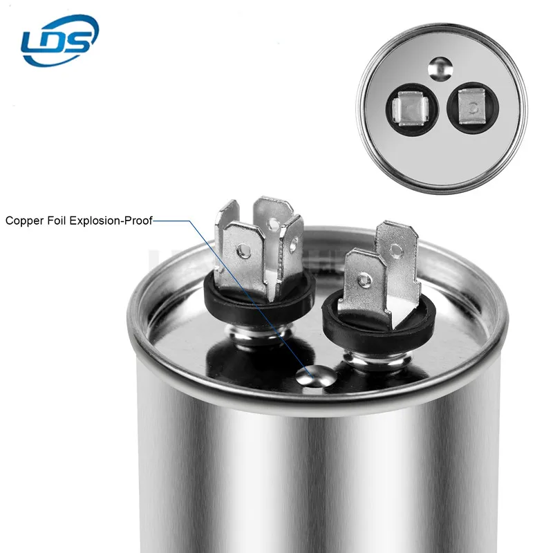 1 peça capacitor de motor cbb65 capacitor de partida do compressor de ar condicionado 450v ac 5uf 6uf 15uf 20uf 25uf 30uf 35uf 40uf 45uf 50uf