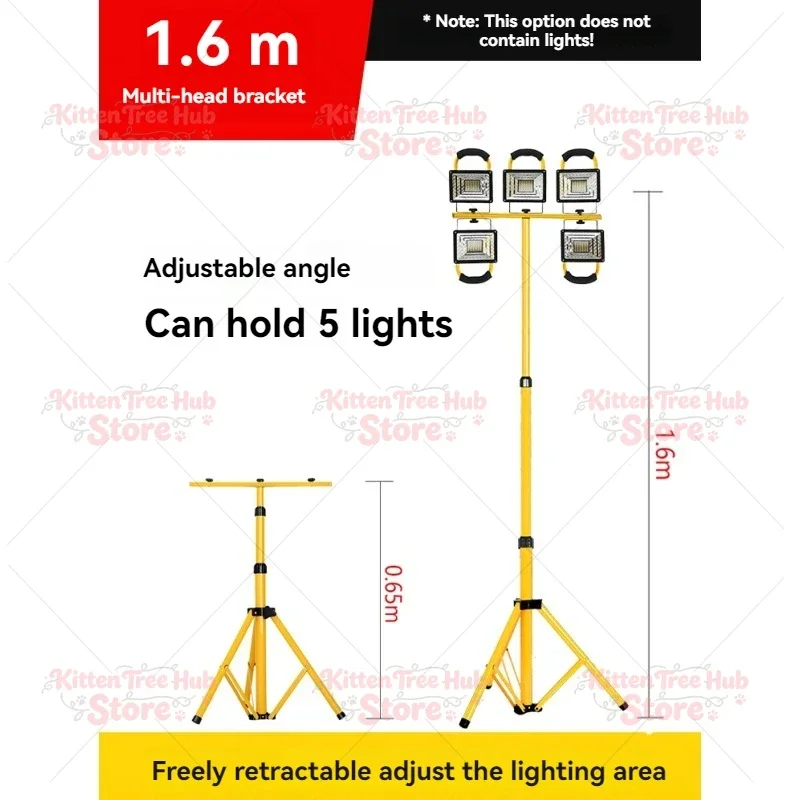 Construction site tripod LED light stand,extendable stand,street vendor light