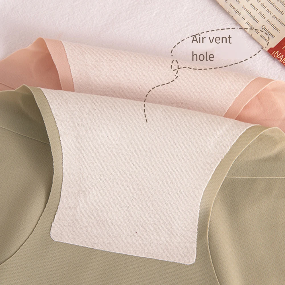 กางเกงในโยคะเอวสูงผ้าไหมน้ำแข็งสีพื้น ไร้รอยต่อ ทรงสามเหลี่ยม สำหรับผู้หญิง สวมใส่สบาย ระบายอากาศได้ดี