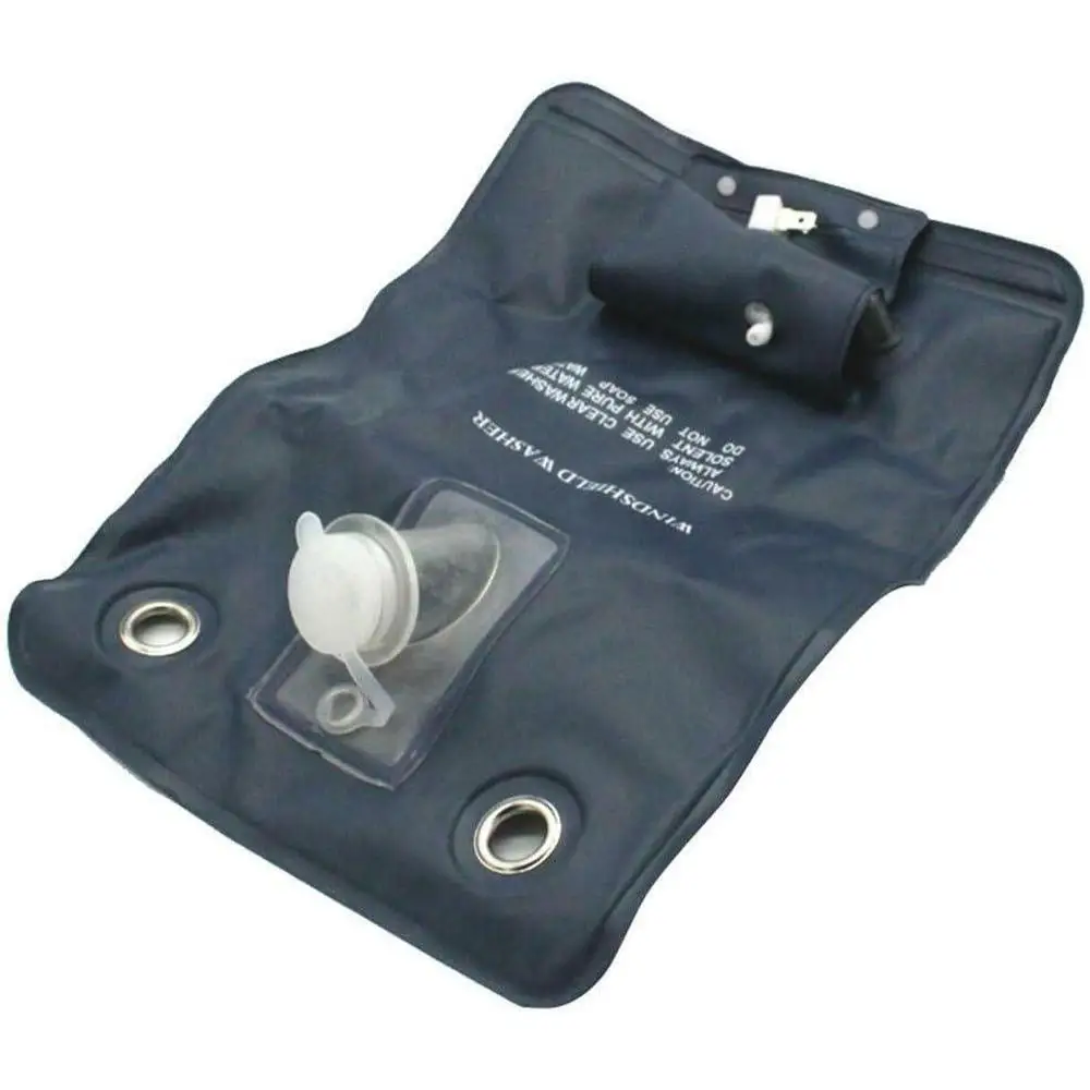 12V 1 Liter Water Capacity Car Window Cleaning Windscreen Windshield Washer Auto Washer Pump Bag Kit 151286776374