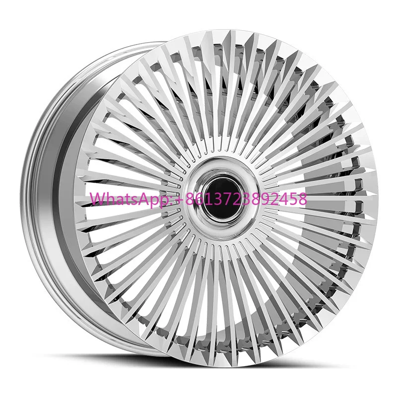 

Custom Car Rims 19 20 21 22 23 Inch 5x120 Silver Chrome Aluminum Alloy Spokes Forged Wheels for Land Rover Range Rover Sport