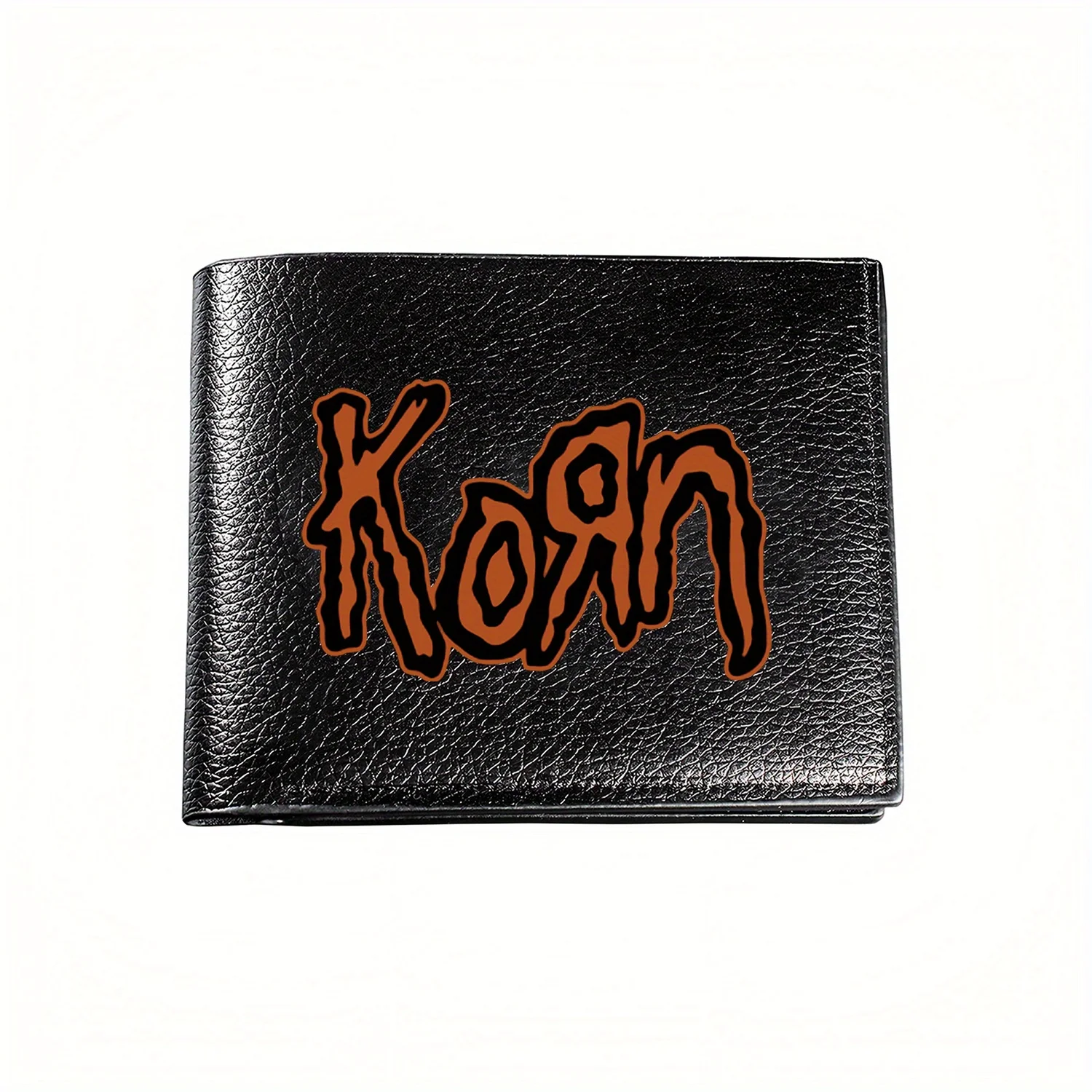 

Кошелек Korn Band с графическим принтом и логотипом, деловой мужской повседневный элегантный простой практичный качественный стильный креативный рождественский подарок премиум-класса