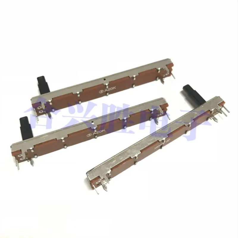 2PCS 7,5 CM 75 MM SC6021 Schiebepotentiometer Mit Mittelpunkt Einzigen A20K Mixer Gerade Slide Fader
