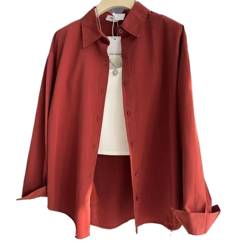 

Осенние женские повседневные блузки, модные блузки, свободные хлопковые топы, Harajuku, блузка с длинными рукавами, рубашки, женская одежда, Roupas