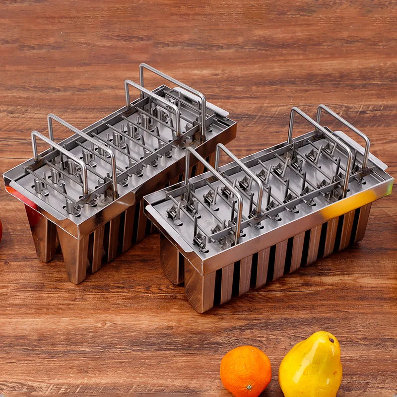 Wholesale Stainless Steel  Stick Ice Popsicle  Diy  Commercial Cup Moulds Ice Cream Machine