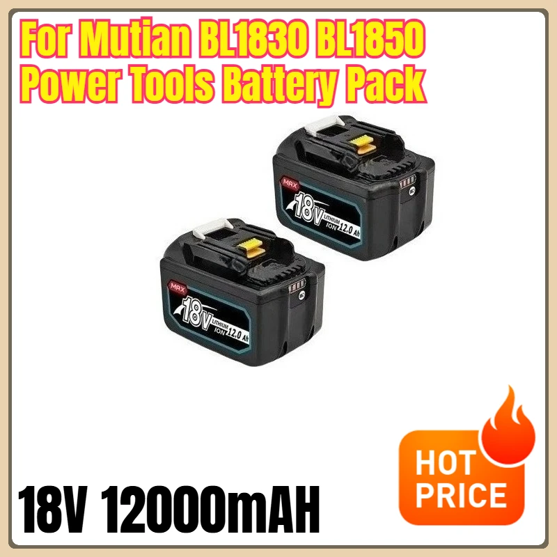 

18V 12000mAH for Mutian BL1830 BL1850 Power Tools Battery Pack