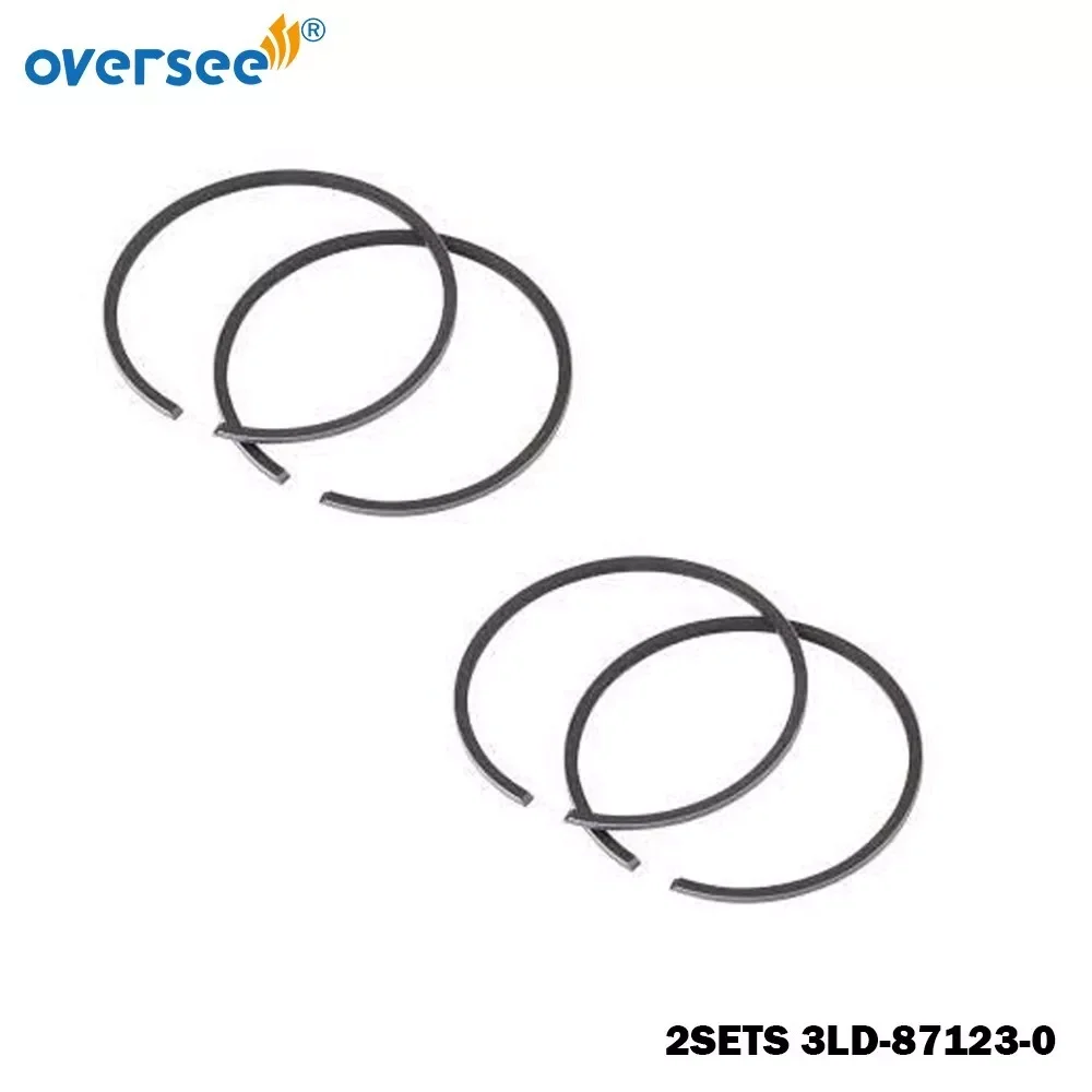 3LD-87123-0 Piston Ring Set For Tohastu 18HP MX18E2 Outboard 3LD-00011-0 2 Sets