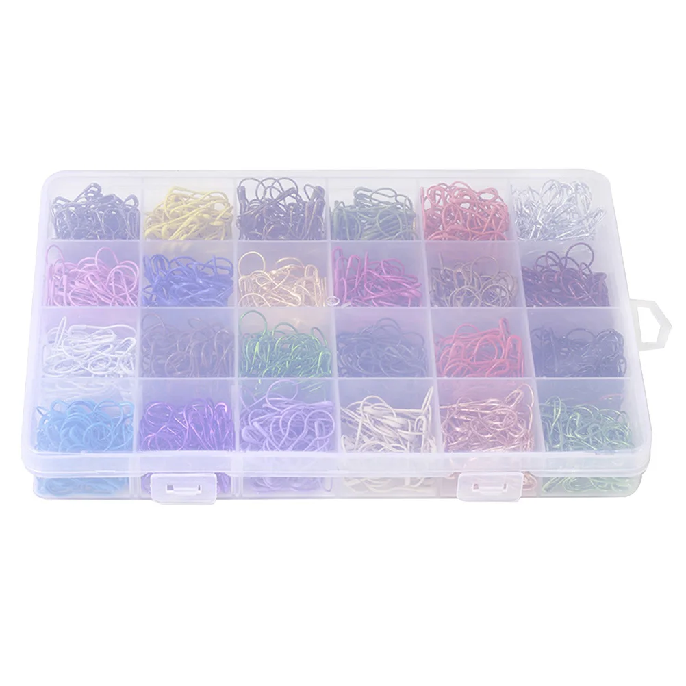 

1200pcs Safety Pins Bulb Gourd Metal Assorted Colors Durable for Sewing Gourd Pins Dressmaking DIY Crafts Use