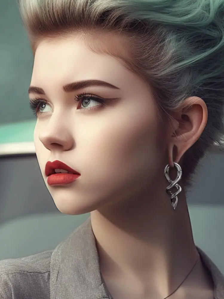 KUYOUTH 2 SZT. Miedziane Spiralne Magnetyczne Rozpychacze do Uszu, Ekspandery do Piercingu, Biżuteria — zdjęcie 2
