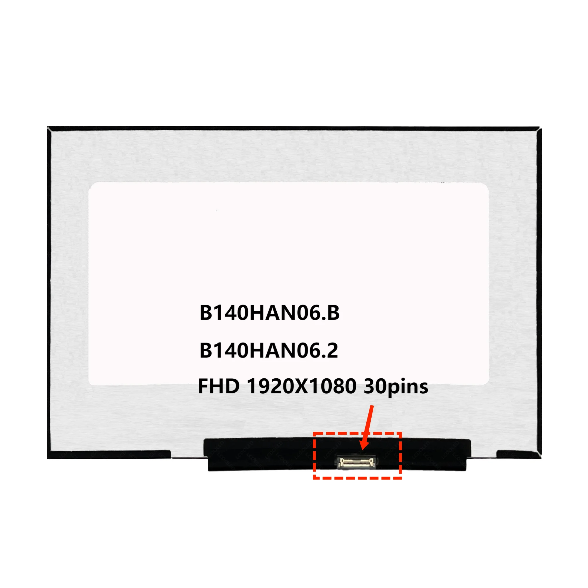 14'' FHD 100% sRGB LED IPS Display LCD Screen B140HAN06.B AUOA48F B140HAN06.2 AUO623D Non-Touch Panel 1920X1080 30 Pins 60 Hz