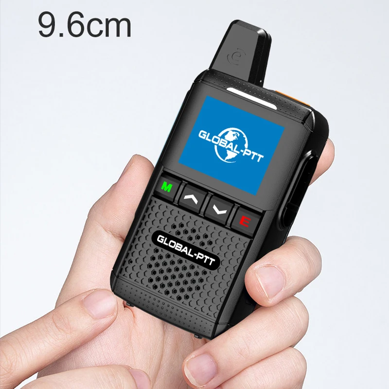 Global-ptt MX2 android walkietalkie zello 4G poc Wireless set mini two way radio long range communicator 4g 100 km GPS wifi