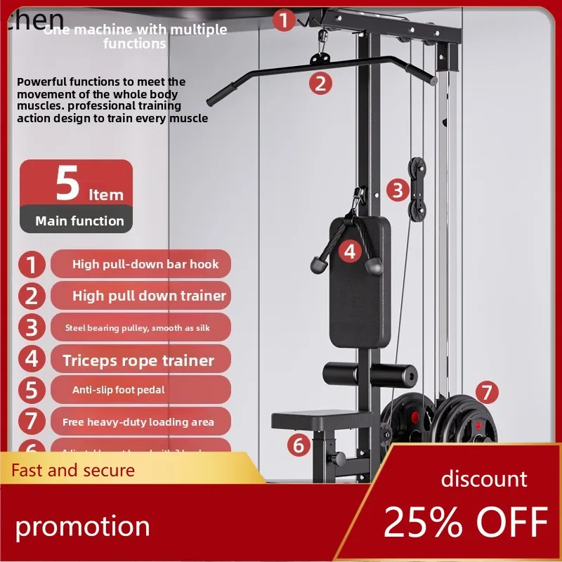 ZML-entrenador de dominadas para el hogar, máquina todo en uno de un solo lado para pájaros voladores, equipo de gimnasio multifuncional integral alto y bajo