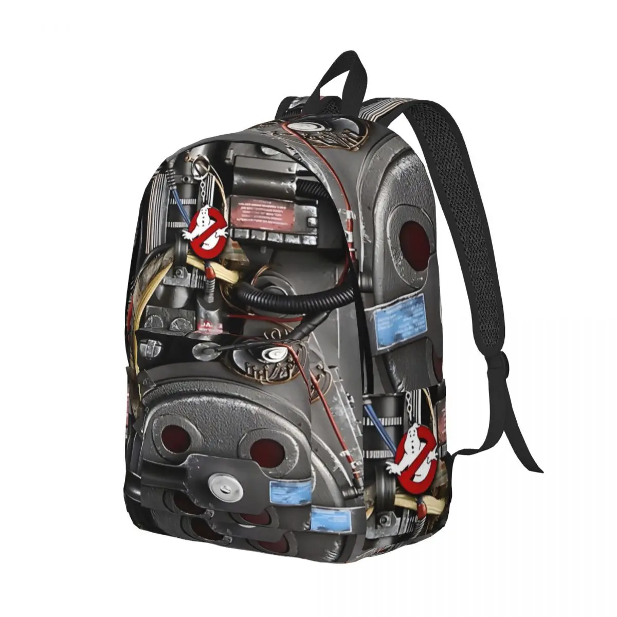 Ghostbuster Proton Pack Backpack Student School Bookbag Canvas Daypack Elementary High College Travel Bags