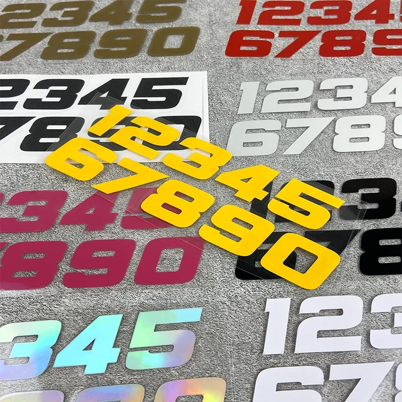 

1SET "Vibrant Number - Themed Sticker Assortment, Great for Bicycles, Guitars, Fridges, Phone Cases & Desktop Organizers"