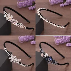 20 estilos ins nova jóia barroco headbands para mulheres menina diamante strass mulher accessori geométrica flor fina hairbands